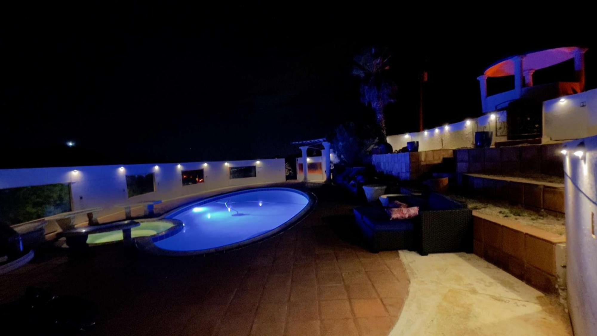 Private Home On 10 Acres - Heated Salt Pool & Jacuzzi, Mountain & City Views, Horseshoes, Basketball, Bbq, Golf Putting, Foosball, Croquet, Bose Stereo, White Cotton Bedding - Hilltop Hacienda, Pool Heat Optional Jamul Exteriör bild